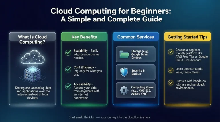 How Cloud Computing Works (Beginner Friendly Guide)